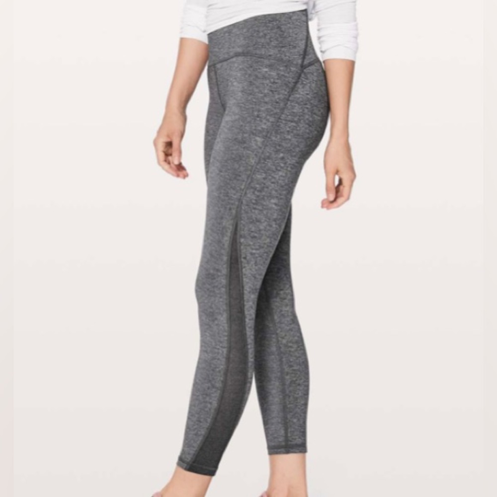 lululemon Luxtreme Train Times 7/8 Pant Heather Black NWT